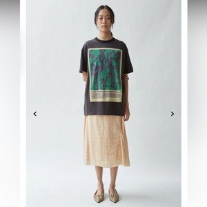 Acne studios silk skirt